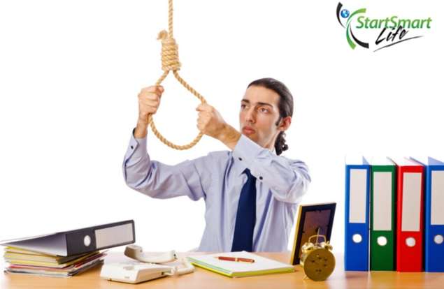 Man Hanging Self